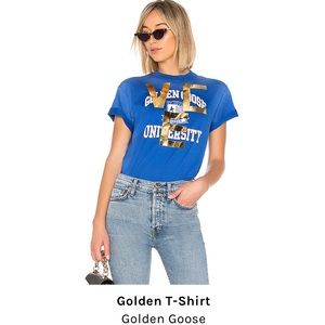 GOLDEN GOOSE DELUXE BRAND GRAPHIC TEE SZ M